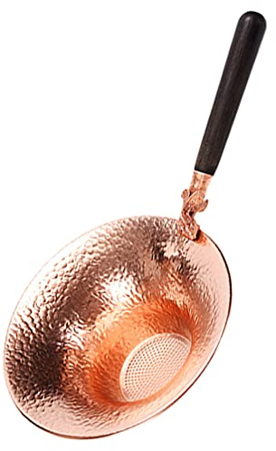 Cabilock 1pezzi Infusore Per Tè in Rame Motivo Pesce Filtro Da Tè Legno e Tisane Resistente Per Uso Prolungato