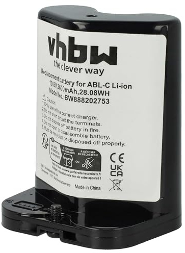 vhbw Batterie Compatible avec iRobot Braava Jet M6 aspirateur | robot électroménager (2600mAh, 10,8V, Li-ion)