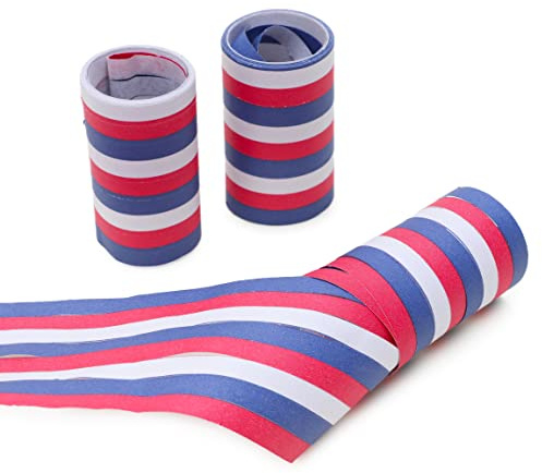 Toyland® Pack of 3-2.7m Union Jack Style Paper Party Streamers - British Decorations - Party Decorations