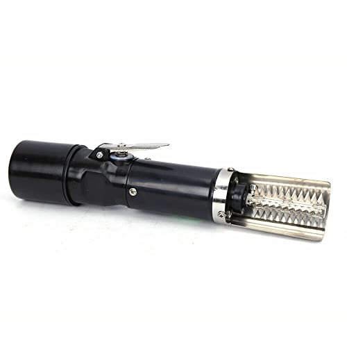 TaNeHaKi Elektrischer Fischschupper 27,6×5,5×5cm,Wiederaufladbaren Fischschuppenentferner Edelstahl,Fishscale Schaber Geeignet für Gemüsemarkt,Restaurants,Heimgebrauch