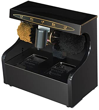 Spazzolatrice per scarpe elettrica multifunzionale, lucidatrice per scarpe di fascia alta a induzione completamente automatica, pedana in acciaio inossidabile monopezzo, per la casa, lucidatrice