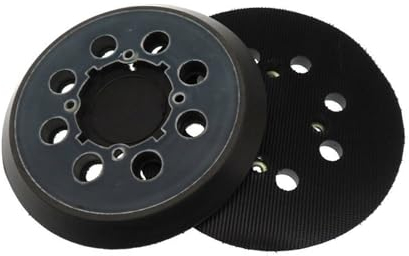 Plateau de ponçage 125 mm pour DeWalt - Plaque de ponçage 125 mm - Pour DeWalt DWE6423 6423K DWE6421 6421K DCW210B (8 trous, 4 yeux, vitesse)