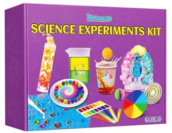 YOPINSAND Kinder Wissenschaft Kits mit 40 Experimente für Jungen Mädchen, Chemie STEM Projekt Aktivitäten, Vulkan Wissenschaftler Kit Spielzeug Geschenke