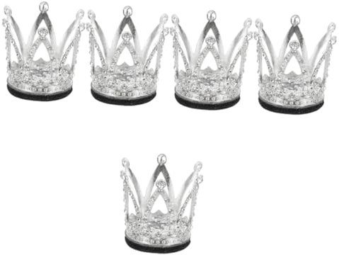 SOLUSTRE 5stücke Kronenhelm-Dekoration Für Und Skihelme Glitzernde Krone Strass Süßes Accessoire Für Leicht Langlebig Für Geeignet