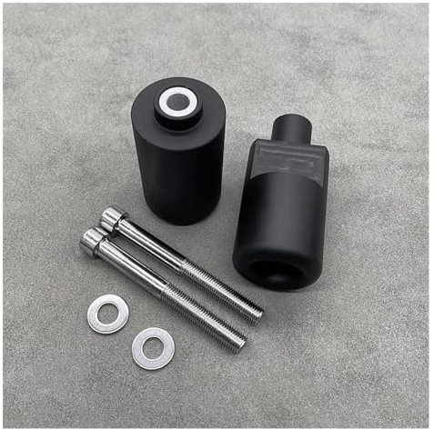 DKPMWD Sturzschutz Für Suzuki Für GSXR1000 GSX-R GSXR 1000 K5 2005 2006 Motorrad Schwarz & Carbon Look No Cut Rahmen Sliders Crash Falling Protector Sturzpads(Schwarz)