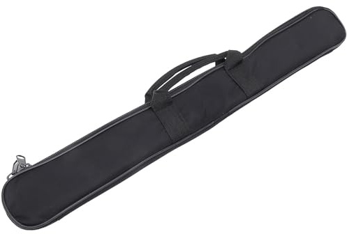 Schutztasche für Bambusflöte, Schwarze Flötentasche aus Oxford mit Netzfach | Flötenbeutel, Aufbewahrungsbeutel, Praktische Flötentasche, Strapazierfähige Flötentasche Zufällige Farbe