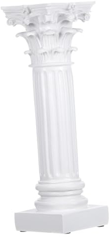 Alipis Bougeoir Romain Élégant pour Décoration De Table Statue Colonne Grecque Compacte pour Salon Et Micro-Paysage Support Pilier Antique Polyvalent