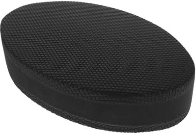 TOYANDONA Oval Balance Cushion Tpe Black for Pilates and Dance Training