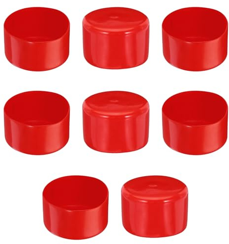 Gummi-Endkappe, 90 mm Innendurchmesser, runde Rohrschraubenkappe, Schutzabdeckung, Gummi-Endkappe, flexible Schutzkappe aus PVC für Rohre, Zaun, Rohrpfosten, Möbel, Geländer (RD)