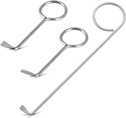 3 Stück Buntbartschlüssel Universal Dietrich Set Profi, Edelstahl Dietrich Schlüssel Bartschlüssel Lock Picking Tool Set Universalschlüssel für Zimmertüren Bunt Bart Schloss Öffner