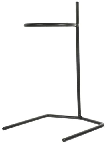 Homeponnew Kaffeefilterhalter aus Metalldraht, Edelstahl-Ständer zum Übergießen, für Kaffeeliebhaber, tragbares und leichtes Design, Schwarz