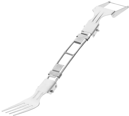 QUMIIRITY Affettatrice Anguria in Acciaio Inox 2 in 1 Forchetta, Taglia Melone Manuale per Casa e Ristorante, Utensile Portatile per Fette Regolari di Cocomero e Melone