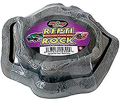 Zoo Med WFC-20E Repti Rock Combo Dish, SM, 2-teiliger Futternapf für Reptilien