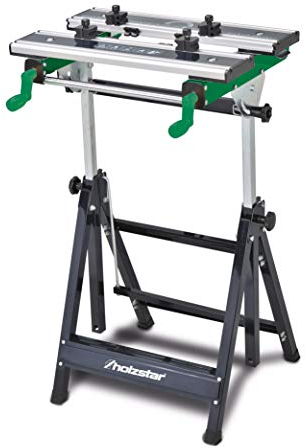 Holzstar Spann- und Arbeitstisch SWT 100 (Höhenverstell- und neigbar, platzsparend zusammenklappbar) 5900010