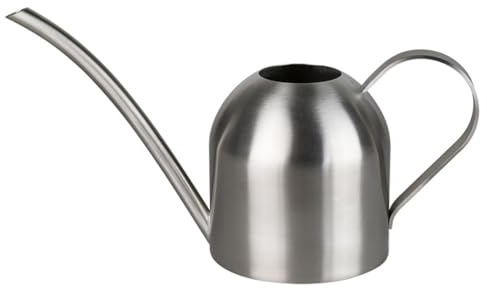 Yardwe Edelstahl Gießkanne 500Ml Für Zimmerpflanzen Indoor Mit Langen Auslauf Zur Präzisen Bewässerung Von Pflanzen Und Blumen Im Garten Und Zuhause