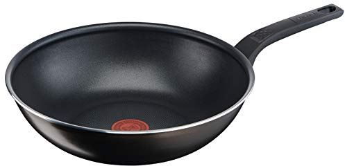 TEFAL Easy Cook & Clean B5541902 Wok Pan 28 cm Non-Stick Suitable for All Heat Sources Except Induction