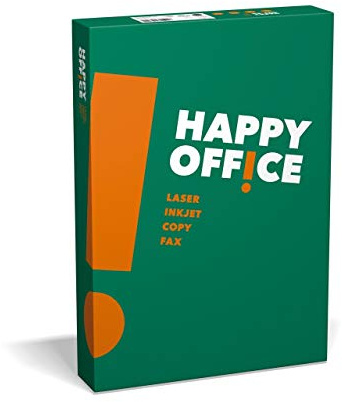 Igepa Happy Office A4 Kopierpapier Markenpapier, holzfrei weiß, 1 Palette, 100000 Blatt