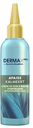 DERMAxPRO by Head & Shoulders APAISE, Crème de Soin à Rincer, Pour Cuir Chevelu Sec Qui Démange, À L'Aloe Vera – 72H d’Hydratation pour le Cuir Chevelu Sec, 145 ml