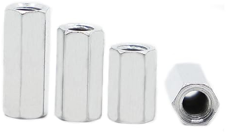 Abstandshalter aus verzinktem Kohlenstoffstahl, sechseckiger Sechskantbolzen, Abstandshalter, Säulen M3, M4, M5, M6 (Color : 35mm, Size : M6 5pcs)