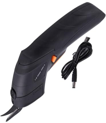 Ciseaux électriques pour tissu, ciseaux à tissu, batterie rechargeable | Chargeur USB pour couper le cuir | Ciseaux électriques sans fil pour carton, métal, mousse, fil, tissus