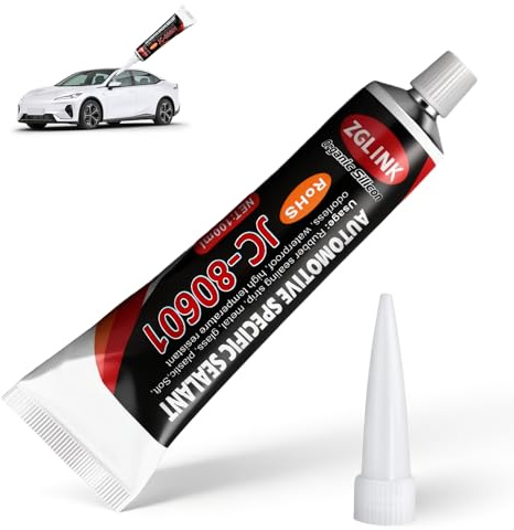 ZGLINK Premium Automotive Seam Sealant - Silicone Rubber Sealant Auto, Truck & Marine Body Repair Adhesive, Deep Waterproof Bonding & Filler， RV Roofs