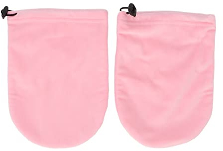 Guantes de cera de parafina para mujer, tratamiento térmico suave con cera caliente, manoplas de SPA para el hogar, bricolaje, cuidado de la piel, salón de belleza, par de telas