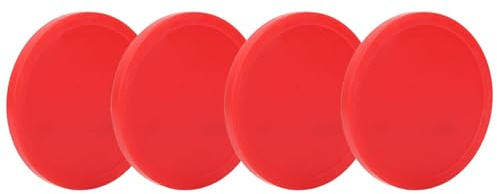 Hamwesh Air Hockey Puckar, 4ST Lättviktsplastersättning för Air Hockey Bordstillbehör, Bordsskiva med S 64mm M 75mm L 82mm Storlekar för Hemmaspelrum Barn Vuxna
