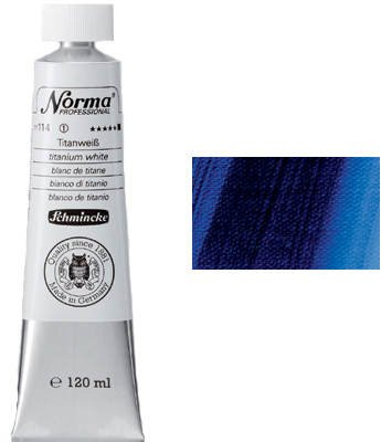 Schmincke – Norma® Professional - feinste Künstler-Ölfarben, Ultramarinblau hell - 120 ml