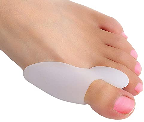 Zehenspreizer Hallux Valgus 2x mit Ballenschutz Zehenschutz Schienen Bandage