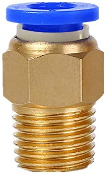 TRACHEA PC4-M8 x 1,25 mm Luft-Schnellspanner, gerade, 10 Stück