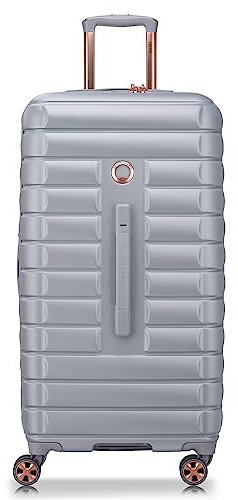DELSEY Paris - Shadow 5.0 - Hartschalenkoffer 80 cm x 42 cm x 35 cm - 97 L - XXL - Platin