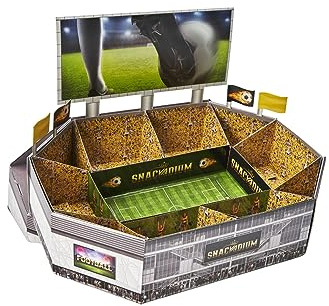 Generisch SNACKADIUM Pro Fußball Snackstadion Fanartikel Bundesliga ür spannende Fußballabende/Snackstadion für echte Fußballfans (Dortmund)