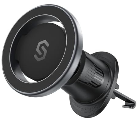 SYNCWIRE Mobile Phone Holder Car for MagSafe Car Holder Universal Magnetic Mobile Phone Holder Car Ventilation Car Mobile Phone Holder for iPhone 17 16 15 14 13 12 Pro Max Magsafe Case Smartphone