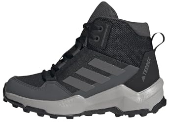 adidas Unisex Kids Terrex Ax4R Mid Hiking Shoes, Core Black/Grey Four/Grey Six, 10.5 UK Child