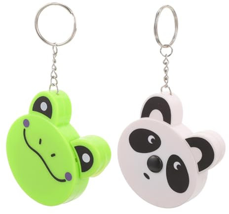 DOITOOL Ruban à Mesurer Rétractable Forme Animal Cartoon pour Mesures Précises en ABS Mètre Ruban de Poche 2pcs et Usage Quotidien