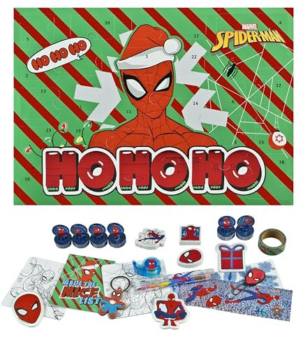 Undercover SPAN8027AM Disney Spider Man Adventskalender, Grün
