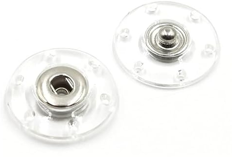 5 Sets klare transparente Drückknöpfe für Mantel Hemd Kleidung Tasche DIY-Nähen