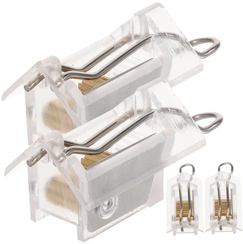 MAGICLULU 4pcs Venetian Blind Cord Locks with Wire Locks and Tilt Mechanism, Compact Window Blind Components