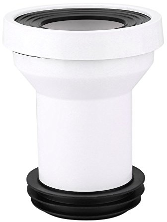 KooingTech Tubo de conexión para inodoro, junta de desagüe de inodoro, instalación de tubos de drenaje de plástico y sellado de piezas de conexión