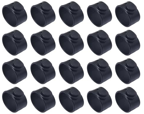 20 bridas de goma para cables, organizador de cables, correa de gestión de cables para motocicleta, coche, producto mecánico, cargador para el hogar, juego de cables (93 x 15 mm)