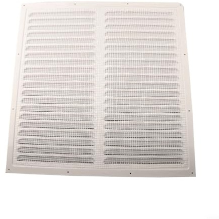 Besttoolifes Ventamor - Rejilla de ventilación cuadrada de metal con malla para circulación de aire en interiores y exteriores (400 x 400 mm)