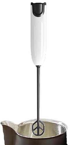 Sbattitore elettrico a batteria leggero e portatile per mescolare uova, latte, caffè, panna, pasta, bevande, cottura, colazione