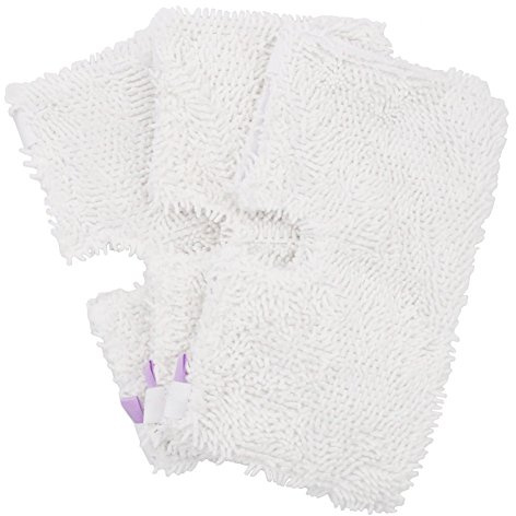 Fushing 3Pcs Steam Mop Pads, Washable Microfiber Cleaning Steamer Replacement Pads for Shark Steam Mop S3501 S3601 S2902 S3901 S3550 S3601D S3801 S3801CO SE450 S2901