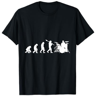 Evolution Schlagzeug T-Shirt - Geschenk für Drummer Shirts T-Shirt