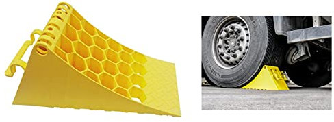 GENERICO Cuneo FERMARUOTA per Camion Ferma BLOCCA Ruota CALZATOIA OMOLOGATO AUTOCARRO 1895830