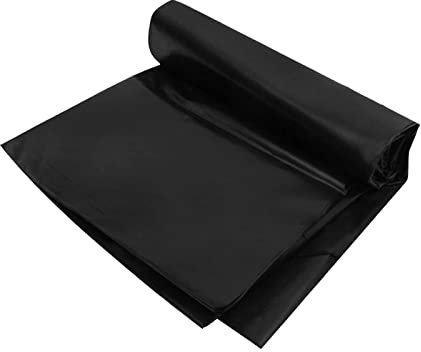 AFGZQ Fodera for Laghetti in HDPE Piscine da Giardino Rinforzate Panno Impermeabile for Laghetti Piscine Paesaggistiche (Color : Black, Size : 8x15m/26.2x49.2ft)