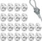 WUSJCOF 10pcs I Morsetti per funi Metalliche in Acciaio Inossidabile Sono Adatti per funi Metalliche e vengono utilizzati per Fissare funi Metalliche e funi portacavi
