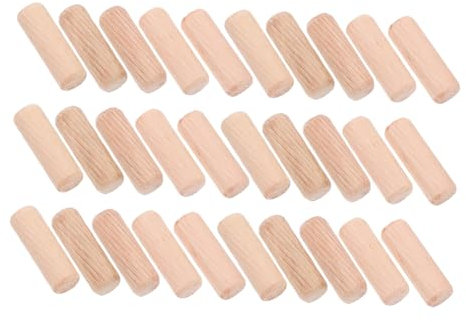 OUNONA Set Di Perni Di Centraggio Da 100 Mm in Legno Con Scanalatura Scanalata Per Progetti Di Falegnameria