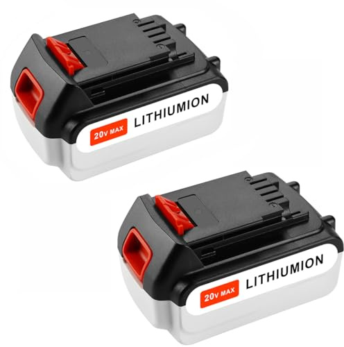 Aokikeisu Replacement Battery for Black and Decker 20V,for Power Tools LBXR20 LBXR20-OPE LB20 LBX20 LB2X4020-OPE LBX4020 BL2018, 4.0Ah Li-ion Batteryy(5000mah,2-Pack