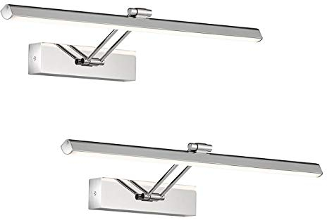 2er Set LED Badlampen schwenkbar 60cm, Spiegellampen - Wandleuchten - Bilderlampen